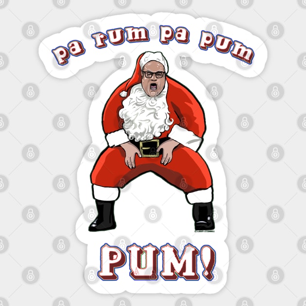 Matt Foley ~ Motivational Santa Sticker by FanboyMuseum